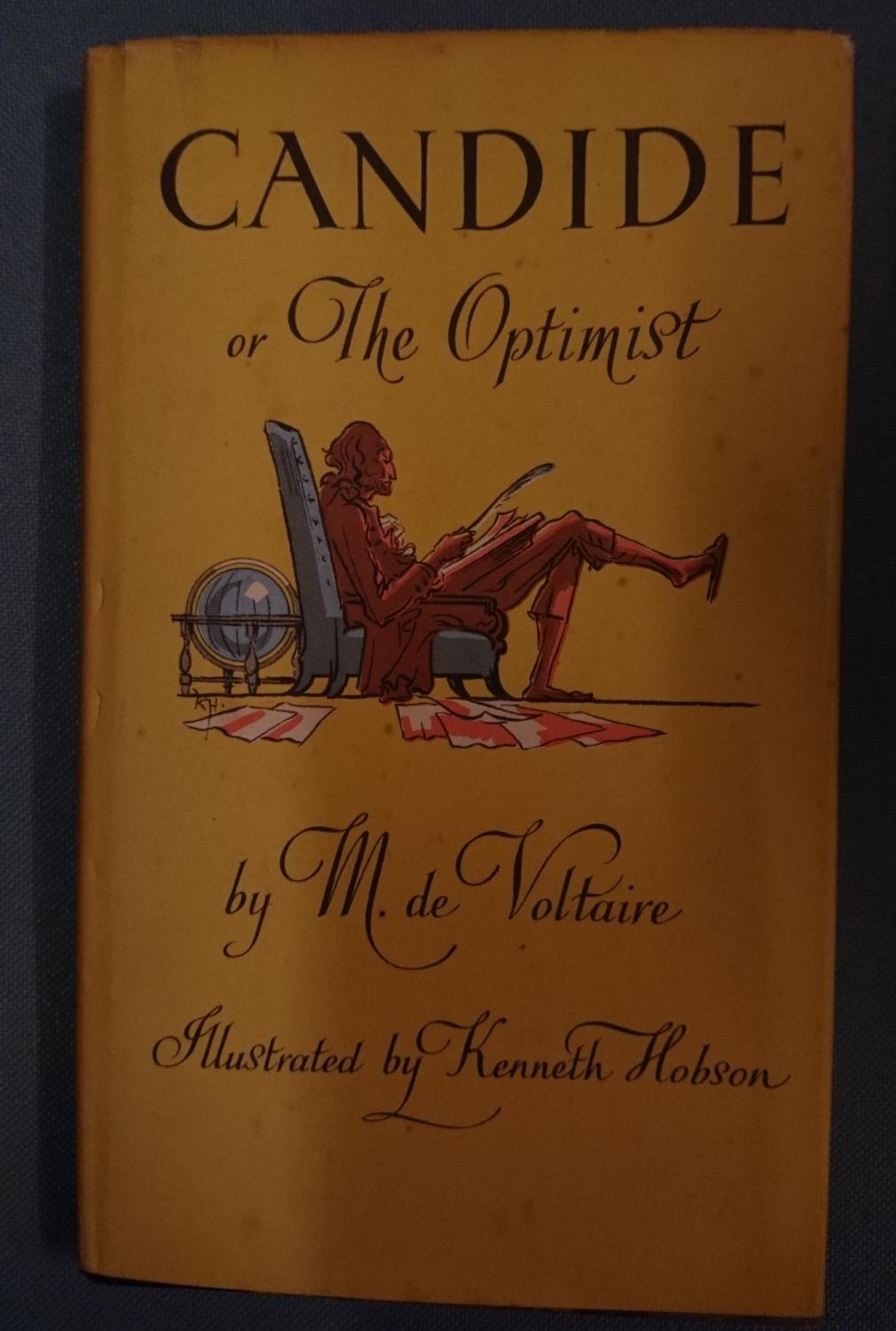 Candide Or The Optimist by Voltaire M. De: Very Good Hardcover (1948 ...