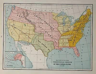 Map Showing the Territorial Growth - 30493343022