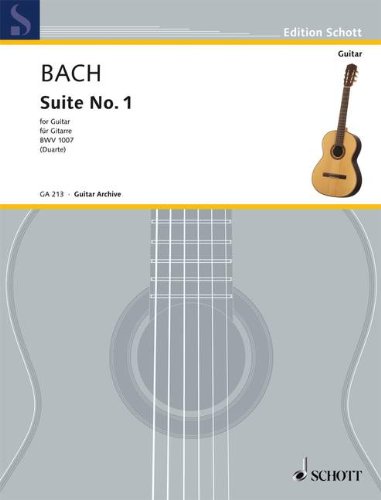 Cello-Suite No. 1, BWV 1007: Guitar Solo (Edition Schott) [Soft Cover ] - Johann Sebastian Bach