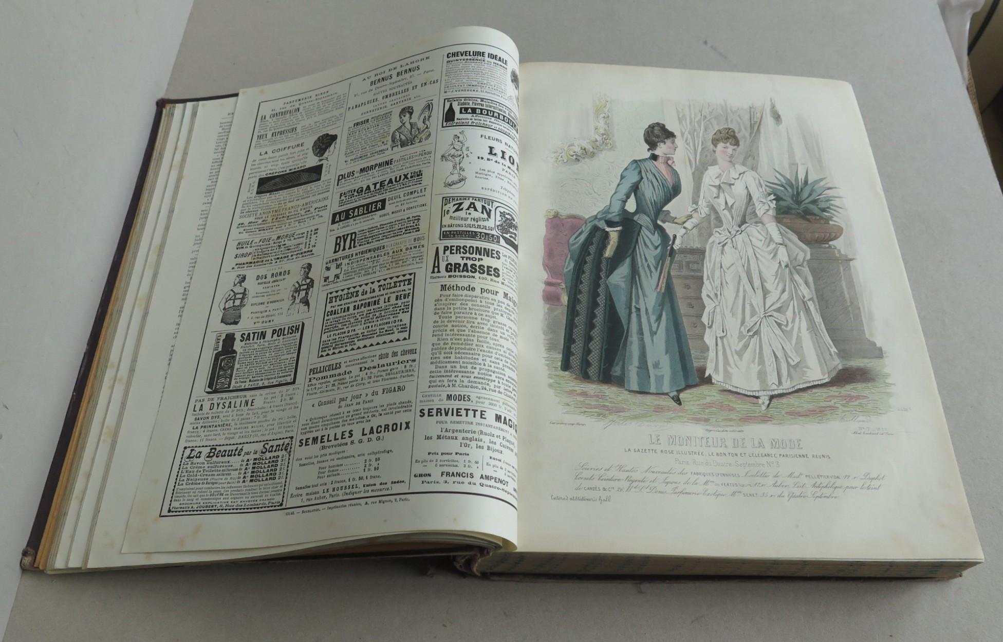 Le Moniteur De La Mode Journal Du Grand Monde Paraissant Tous Les Samedis 18 No 1 52 46e Annee By Goubaud Abel Ed 18 Antikvariat Valentinska