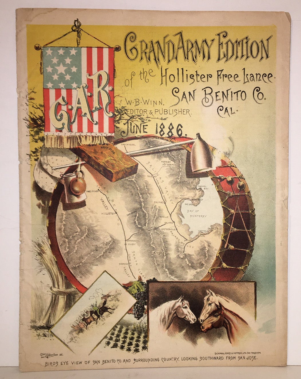 Grand Army Edition of the Hollister Free Lance, San Benito Co., Cal de