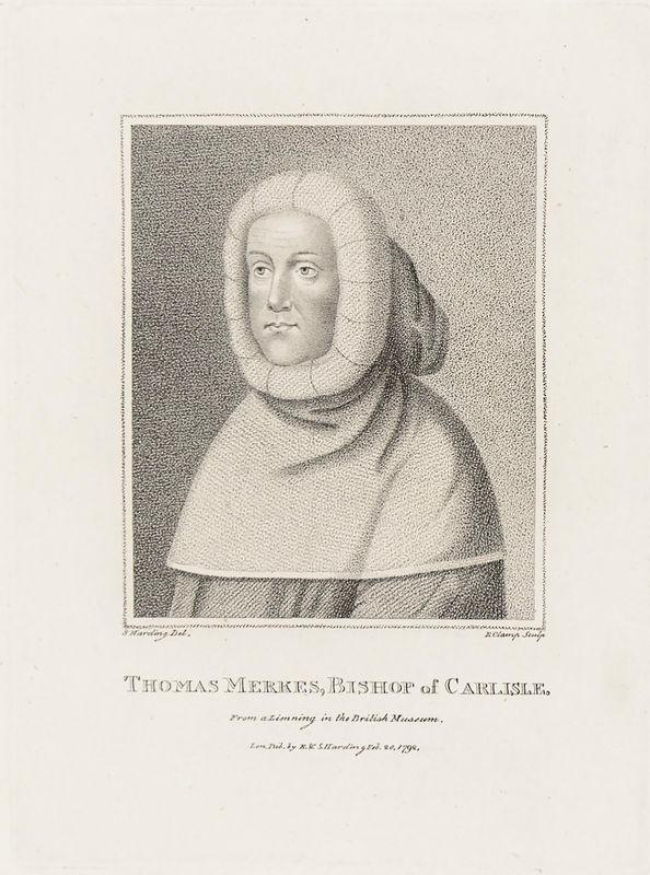 Thomas Merkes, Bishop of Carlisle. de CLAMP, R.: (1793) | Henry ...