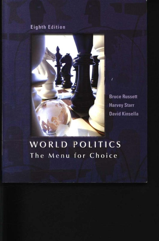 World politics The menu for choice - Russett, Bruce M.