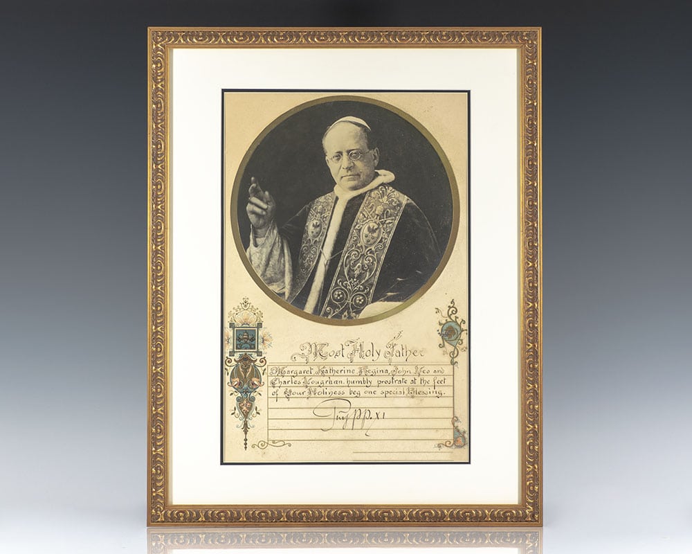 Pope Pius XI – Papal Artifacts