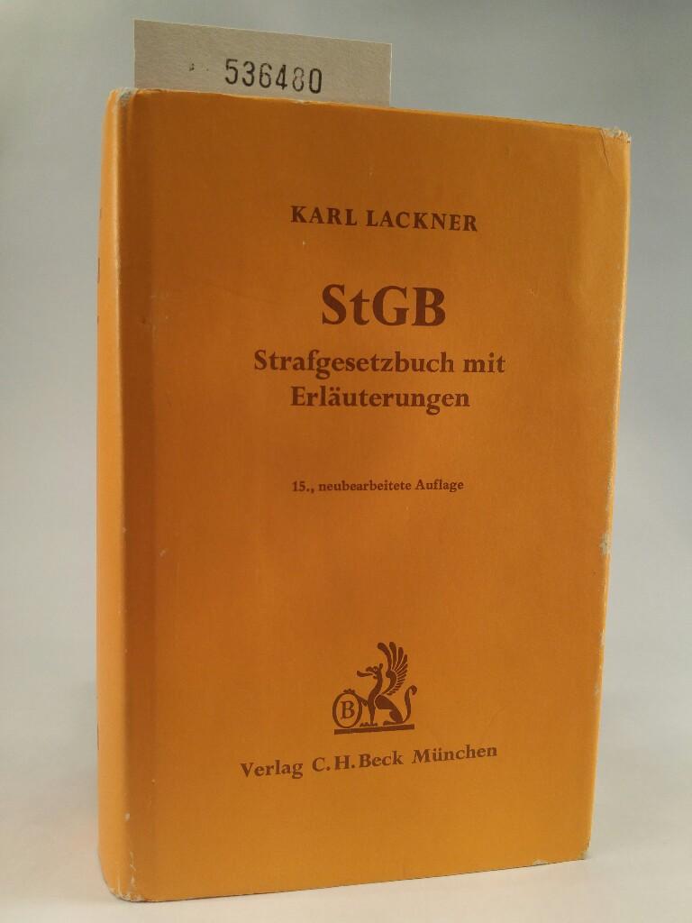 Strafgesetzbuch : mit Erl. - Lackner KarlDreher Eduard, [Begr.]