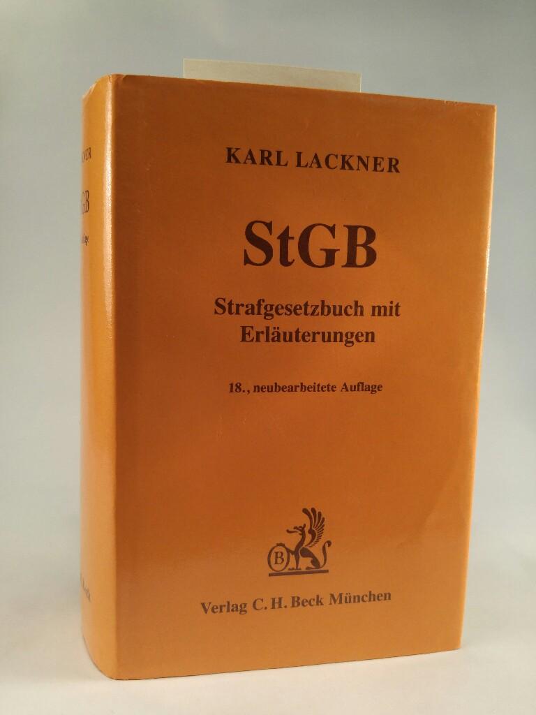 Strafgesetzbuch. Mit Erläuterungen - Karl, Lackner, Eduard Dreher und Hermann Maassen