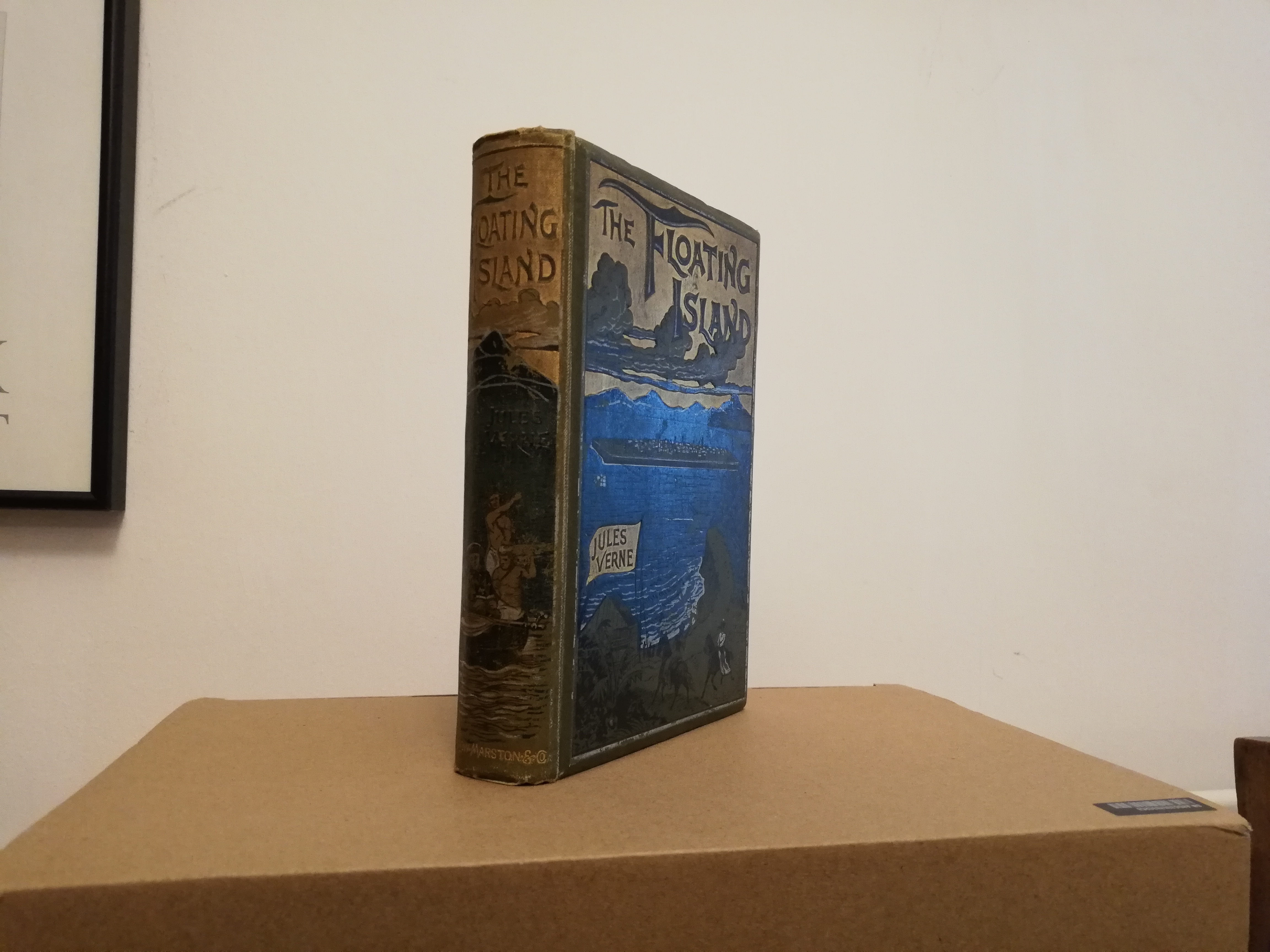 The Floating Island or The Pearl of the Pacific. VERNE, Jules. [ ] [Hardcover]