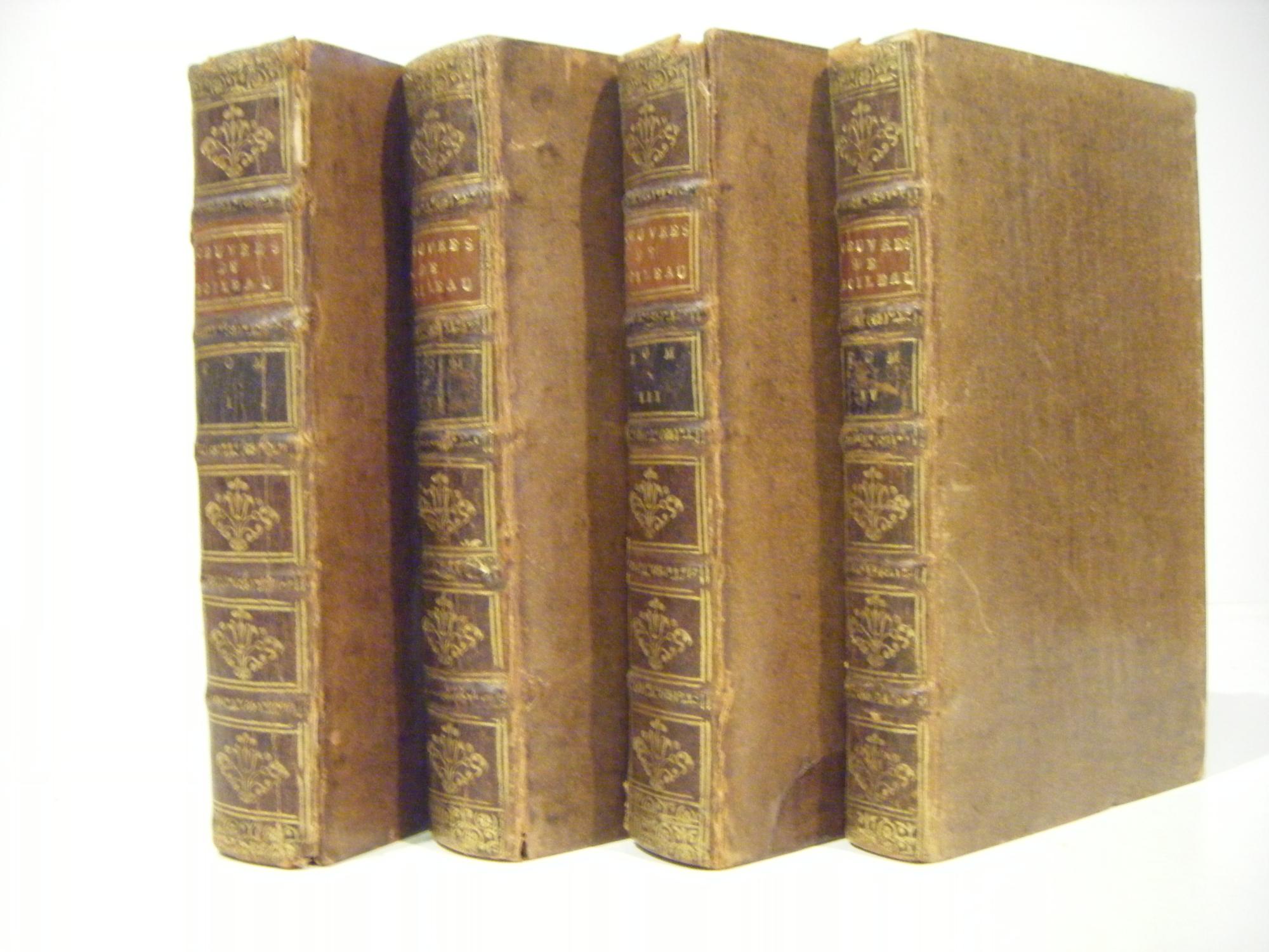 Oeuvres de Nicolas Boileau Despréaux 1-4. - Boileau-Despréaux, Nicolas