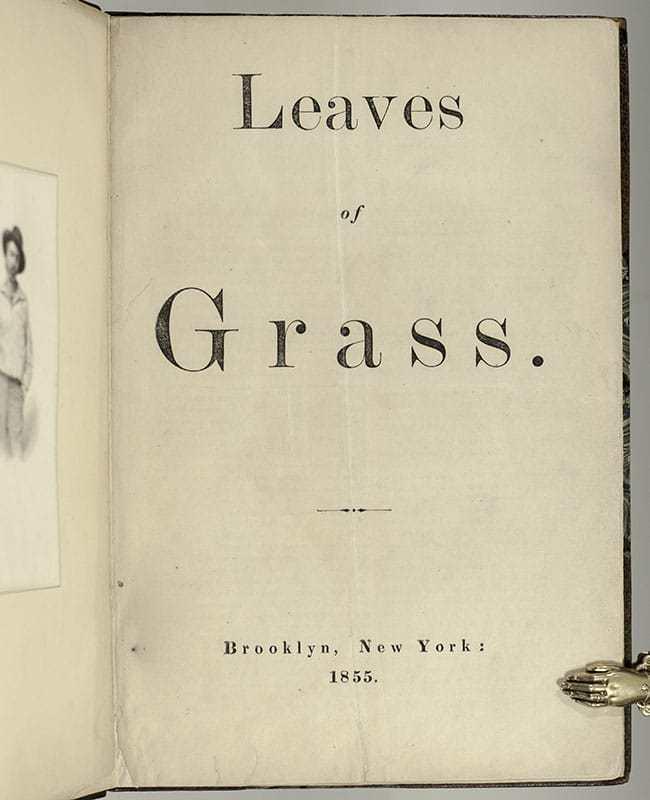 leaves of grass 1855 leaves of grass 1855