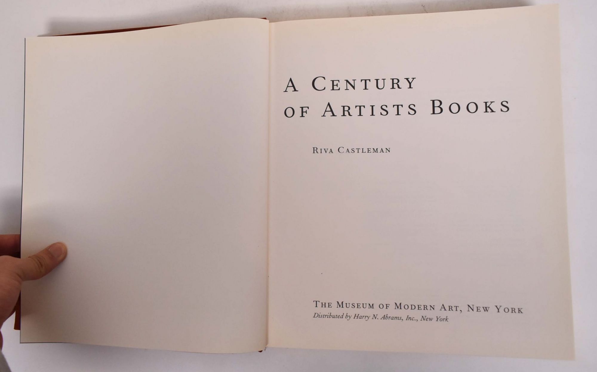 A Century of Artists Books - Castleman, Riva