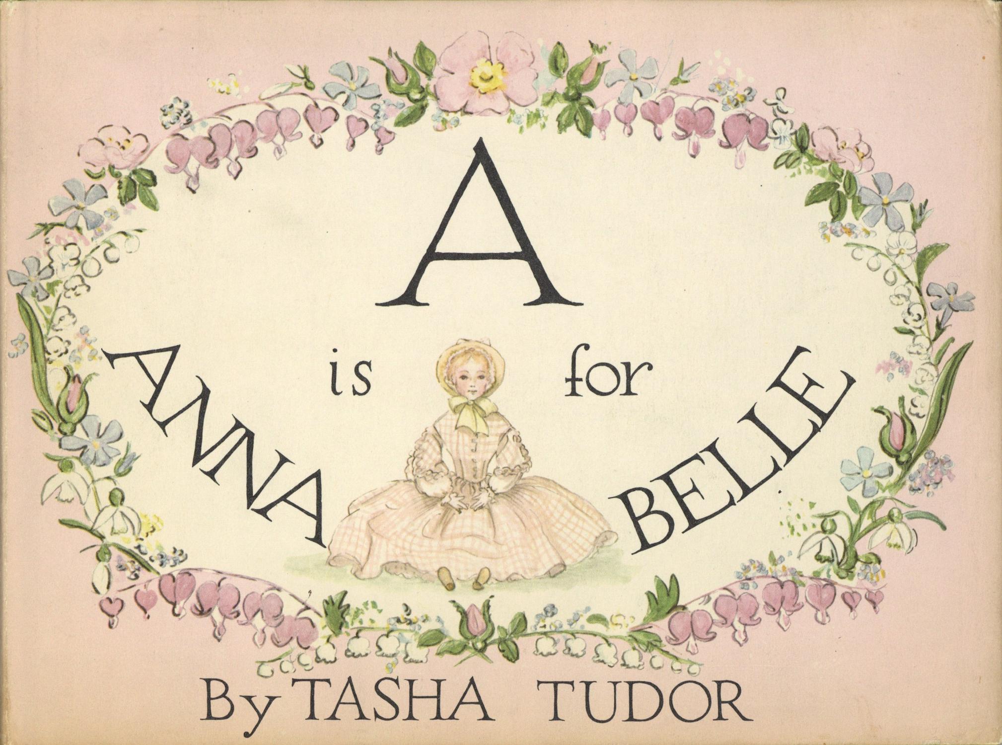 1:12 SCALE MINIATURE BOOK A IS FOR ANNABELLE TASHA TUDOR DOLLHOUSE