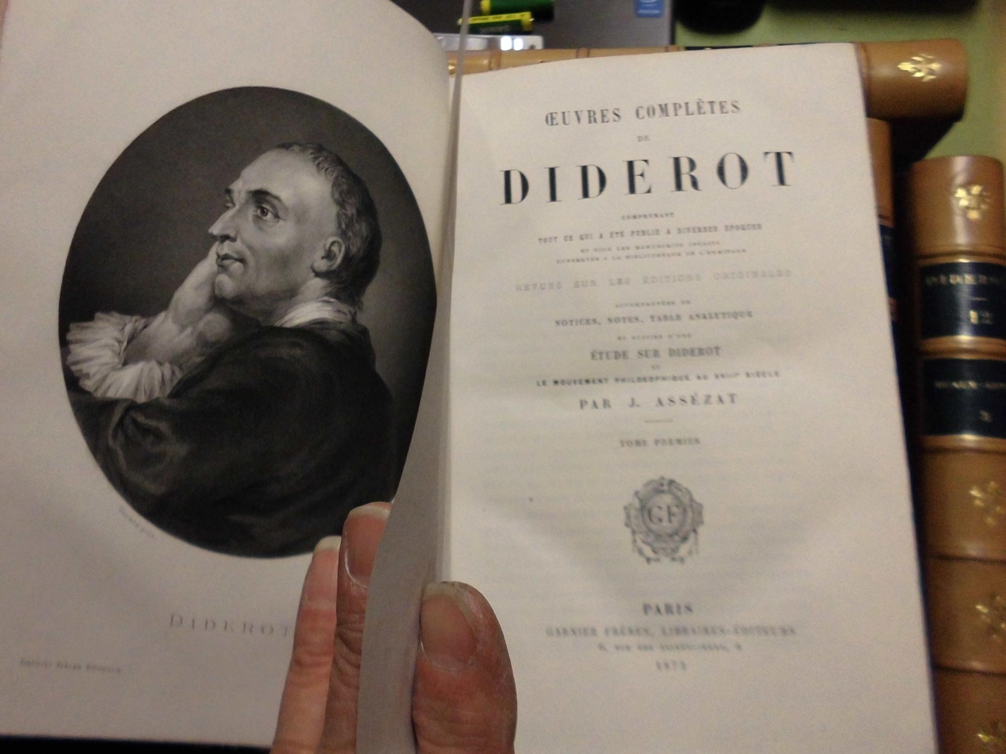 Oeuvres Complètes De Diderot Comprenant Tout Ce Qui A été Publié à