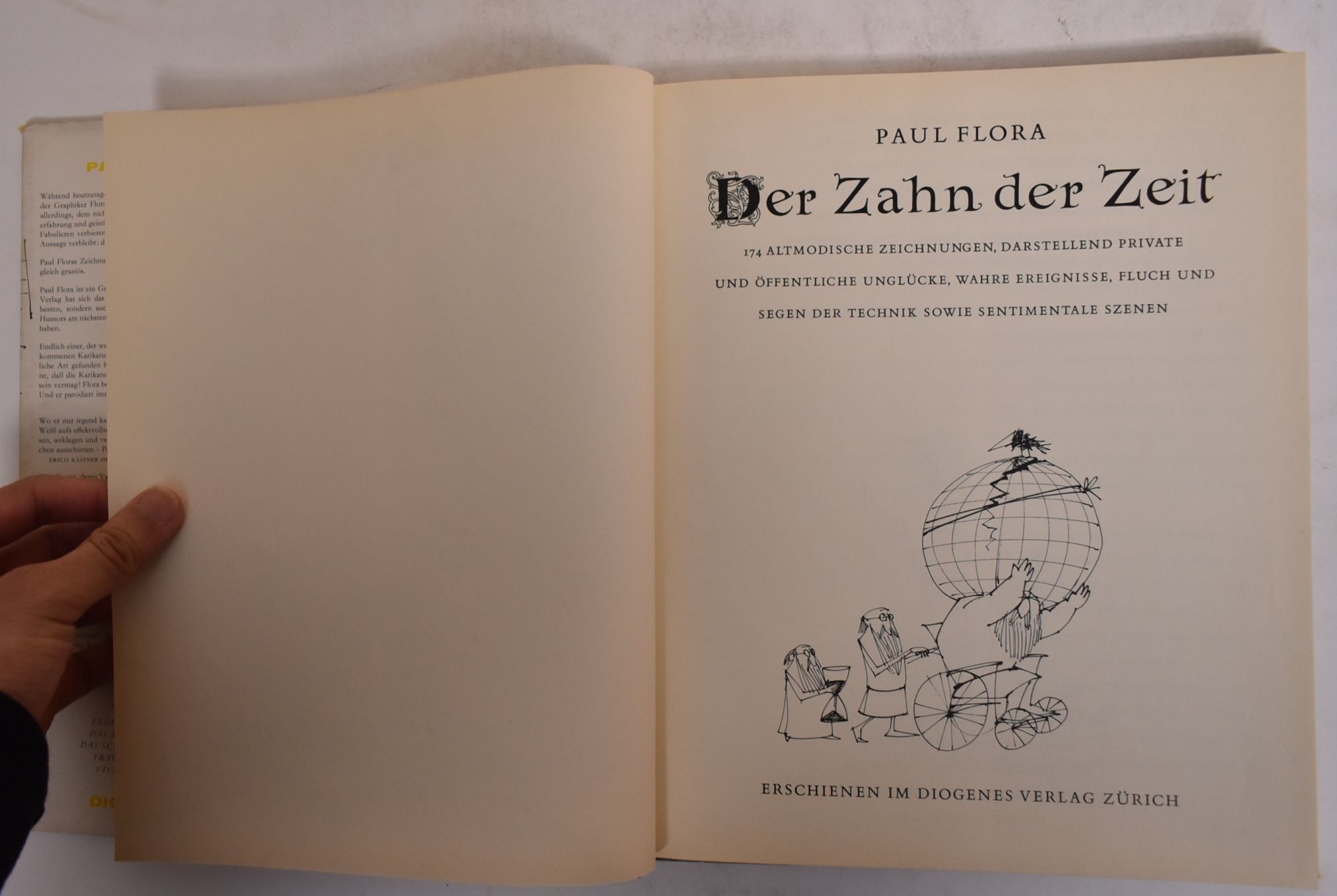 Der Zahn Der Zeit by Flora, Paul Hardcover (1961) Mullen Books, ABAA