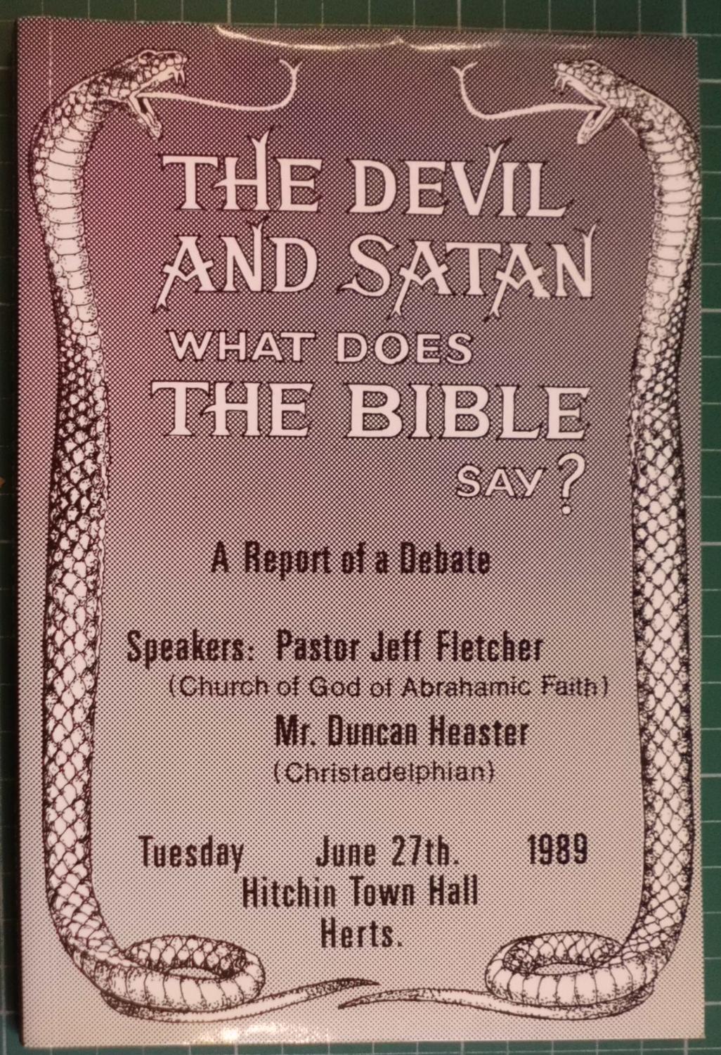 Satan Is Good Satan Is Our Pal The Devil and Satan What Does the Bible Say par editor: Very Good Soft