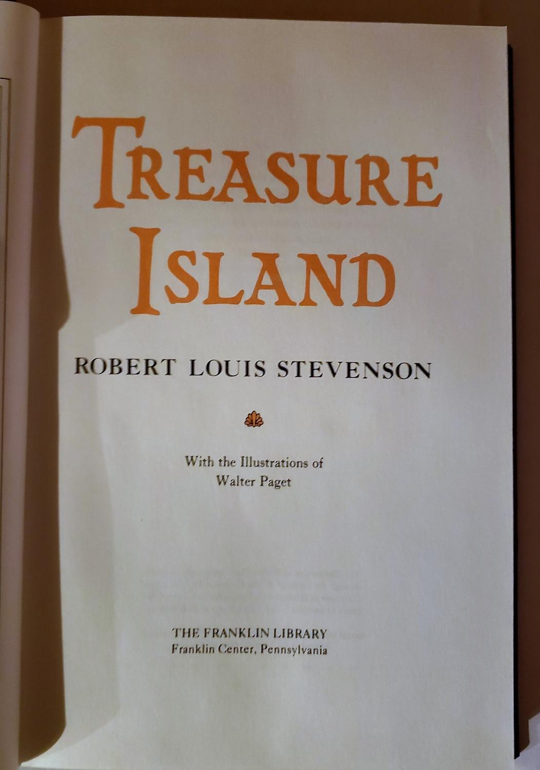 treasure island robert louis stevenson first edition