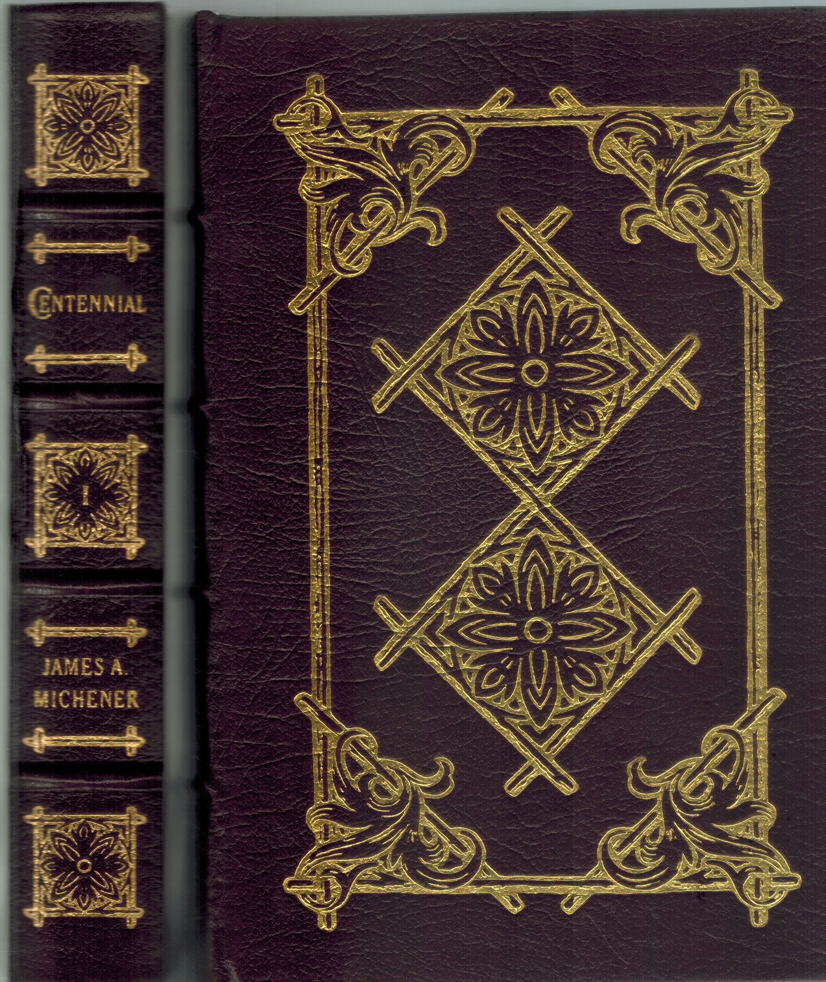 CENTENNIAL 2 VOLUME SET EASTON PRESS Michener, James [Near Fine] [Hardcover]
