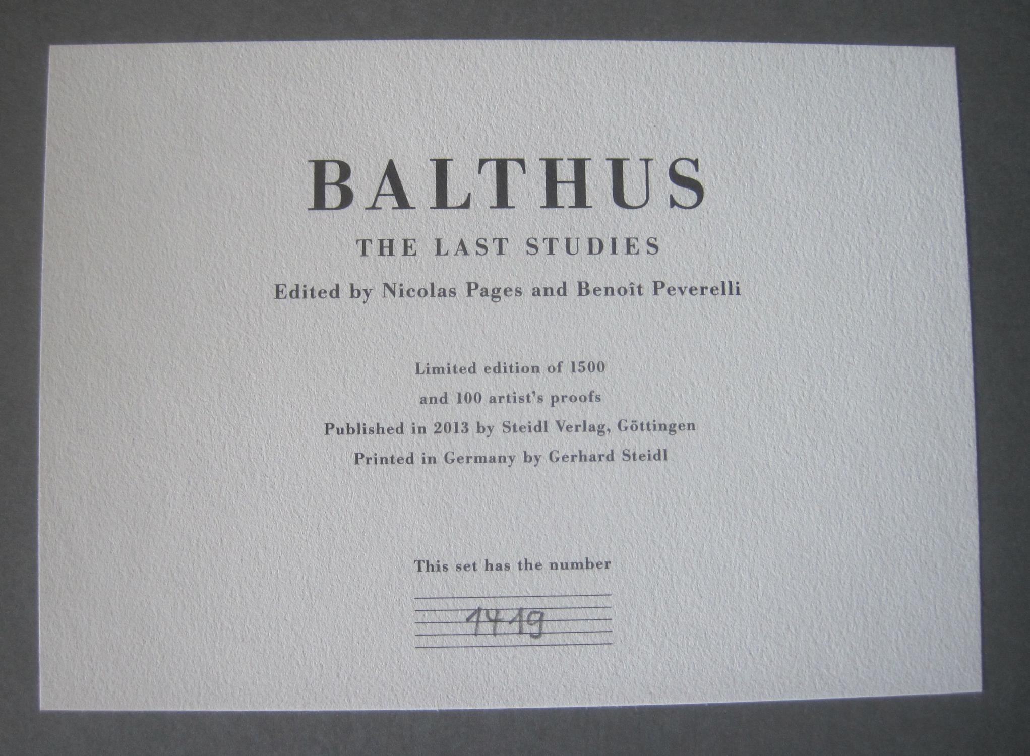 Balthus: The Last Studies, 976 Madison Avenue, New York