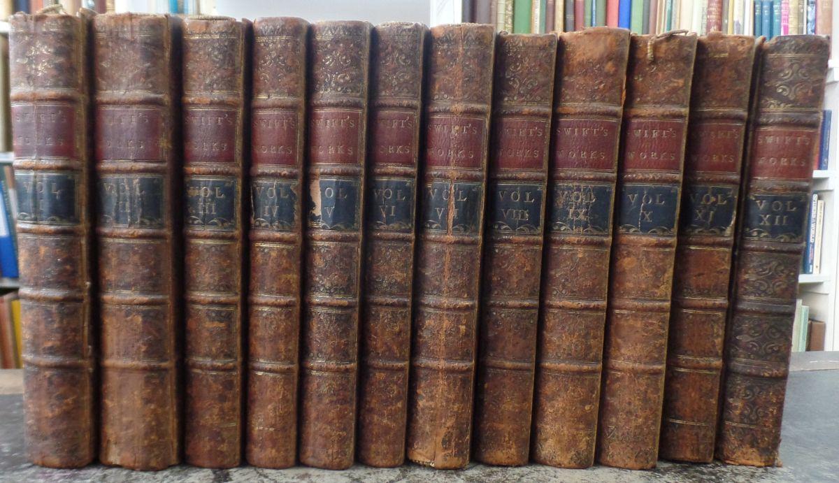 The Works of Jonathan Swift, D. D. Dean of St. Patrick's, Dublin, Accurately Revised in Twelve Volumes, Adorned with Copper-Plates; with Some Account of the Author's Life, and Notes Historical and Explanatory [12 Volume Set] - Hawkesworth, John