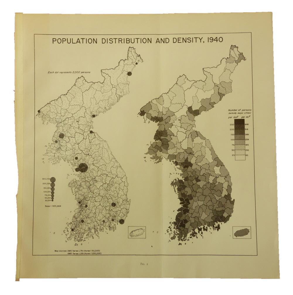 Chosen zenzu / Rikugun Sanbokyoku - American Geographical