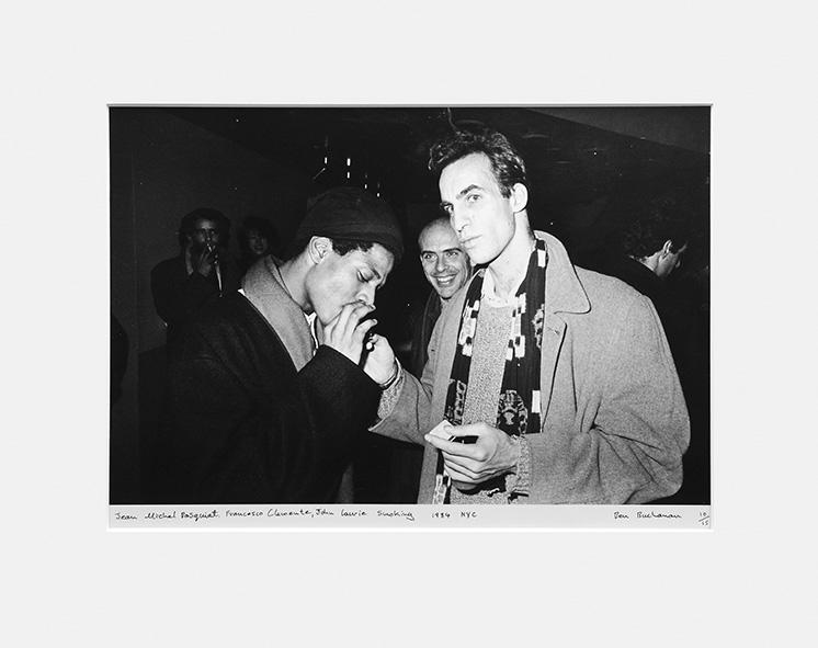 [Signed] Jean-Michel Basquiat, Francesco Clemente, John Laurie Smoking, 1984, NYC. 10/15 BUCHANAN, Ben.
