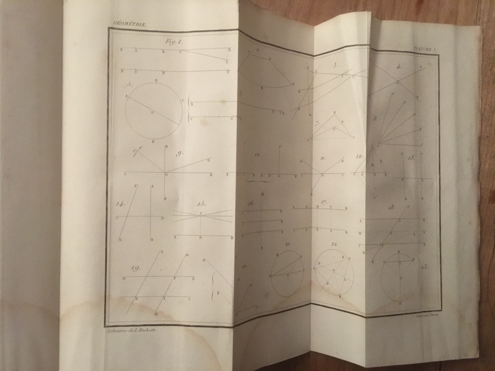 Leçons de géométrie suivies de notions élémentaires de géométrie  descriptive by P.L. CIRRODE: hardcover (1844)