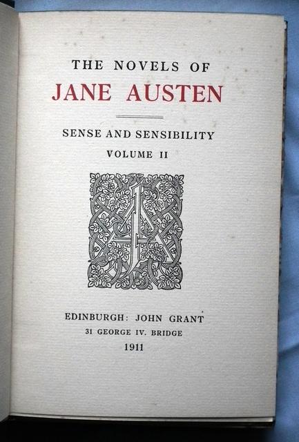 The Novels of Jane Austen - Winchester Edition. - AUSTEN, Jane.