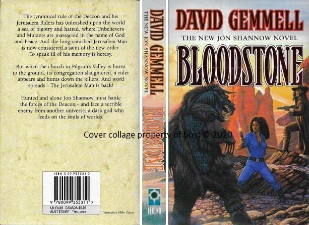 Bloodstone: 3rd in the 'Sipstrassi: Jon Shannow' series of books - Gemmell, David