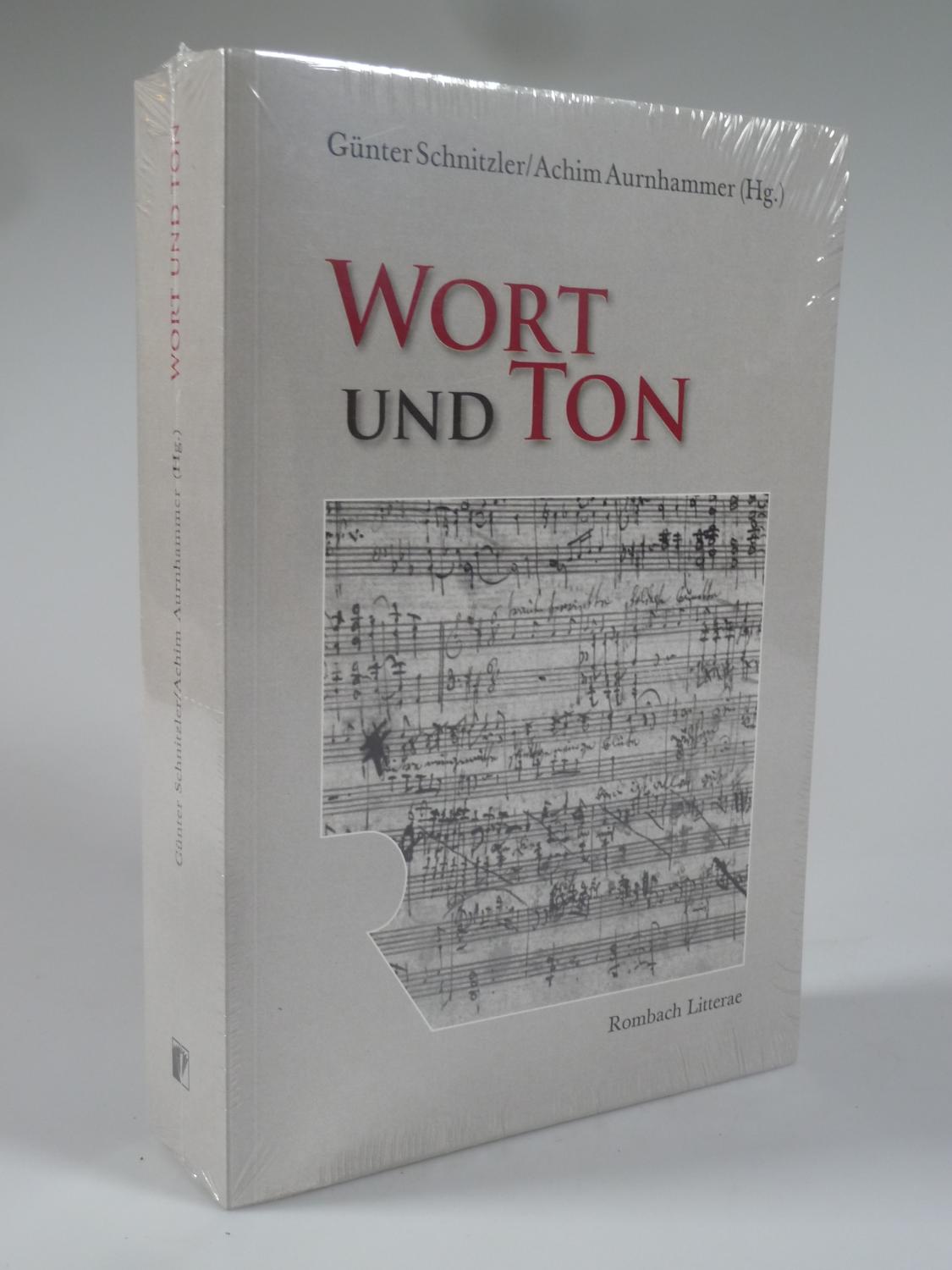 Wort und Ton. - SCHNITZLER, GÜNTER U. ACHIM AURNHAMMER (HRGS.).