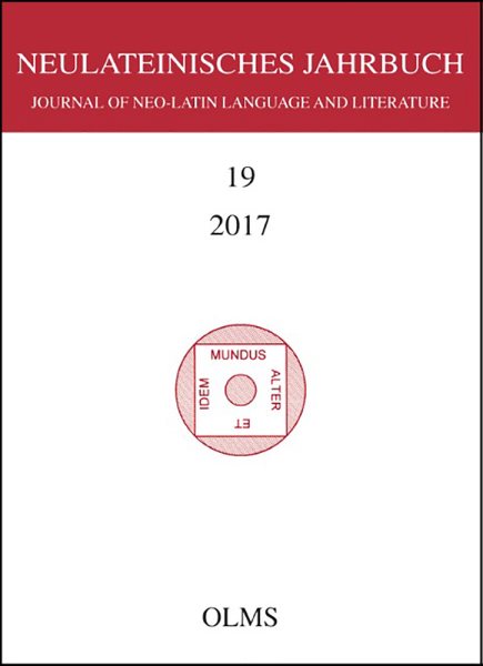 Neulateinisches Jahrbuch : Journal of Neo-latin Language and Literature 2017 - Laureys, Marc; Neuhausen, Karl August