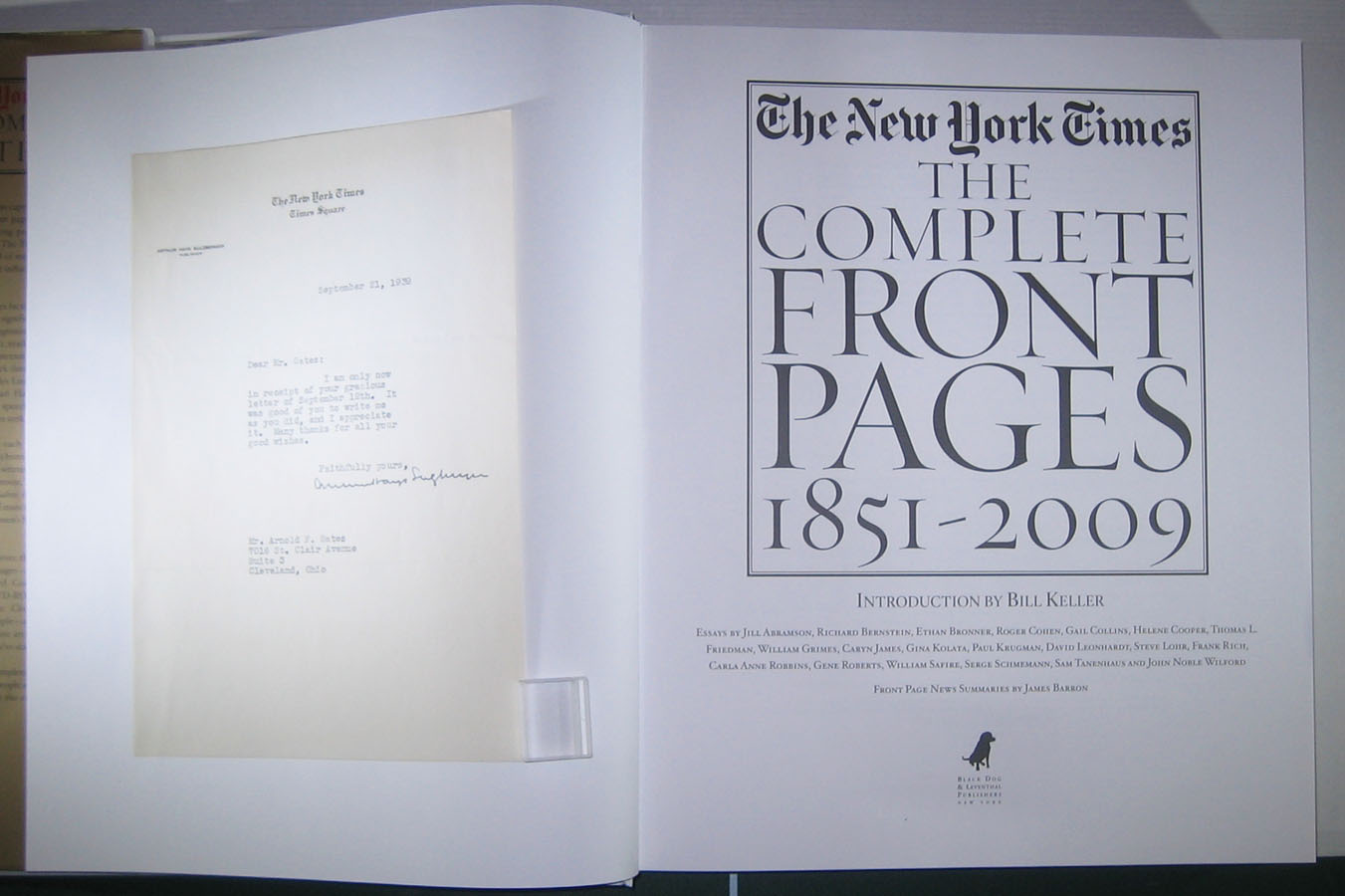 The New York Times: The Complete Front Pages 1851-2009