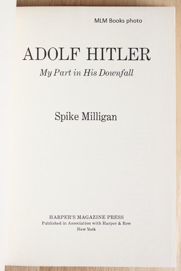 spike milligan hitler my part spike milligan hitler my part