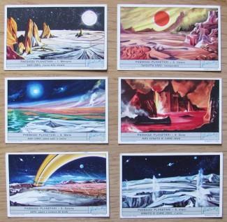 Figurine Liebig. Paesaggi Planetari Serie Completa N.1507: Buono (Good)  (1957) | L'Angolo del Collezionista di B. Pileri