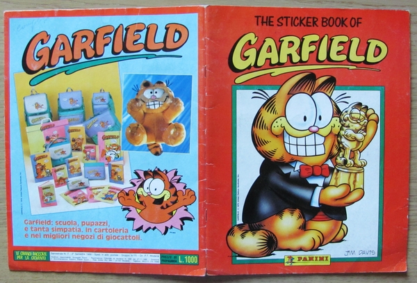 empty album vuoto IN SPANISH Details about   Garfield 1999 album full complete set of stickers 