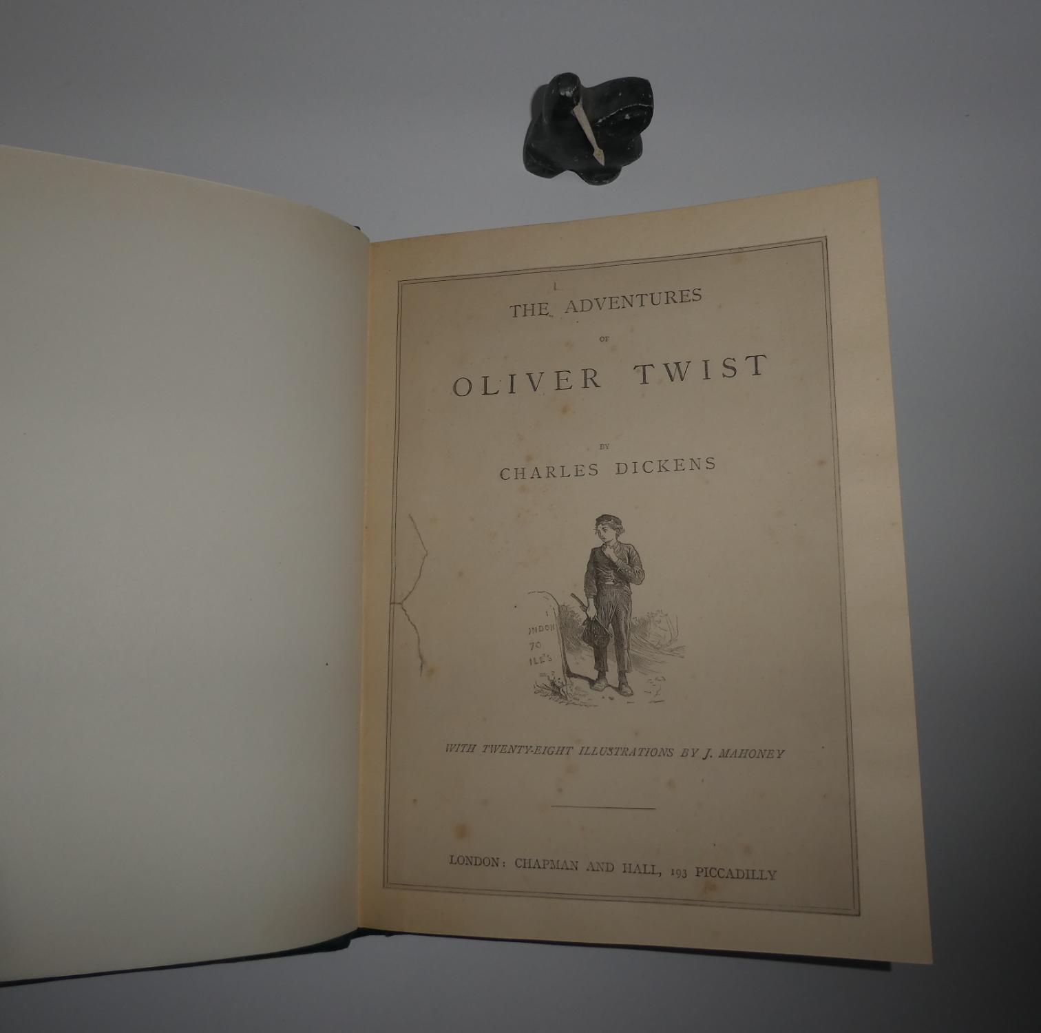 The Adventures Of Oliver Twist With Twenty Eight Illustrations By J