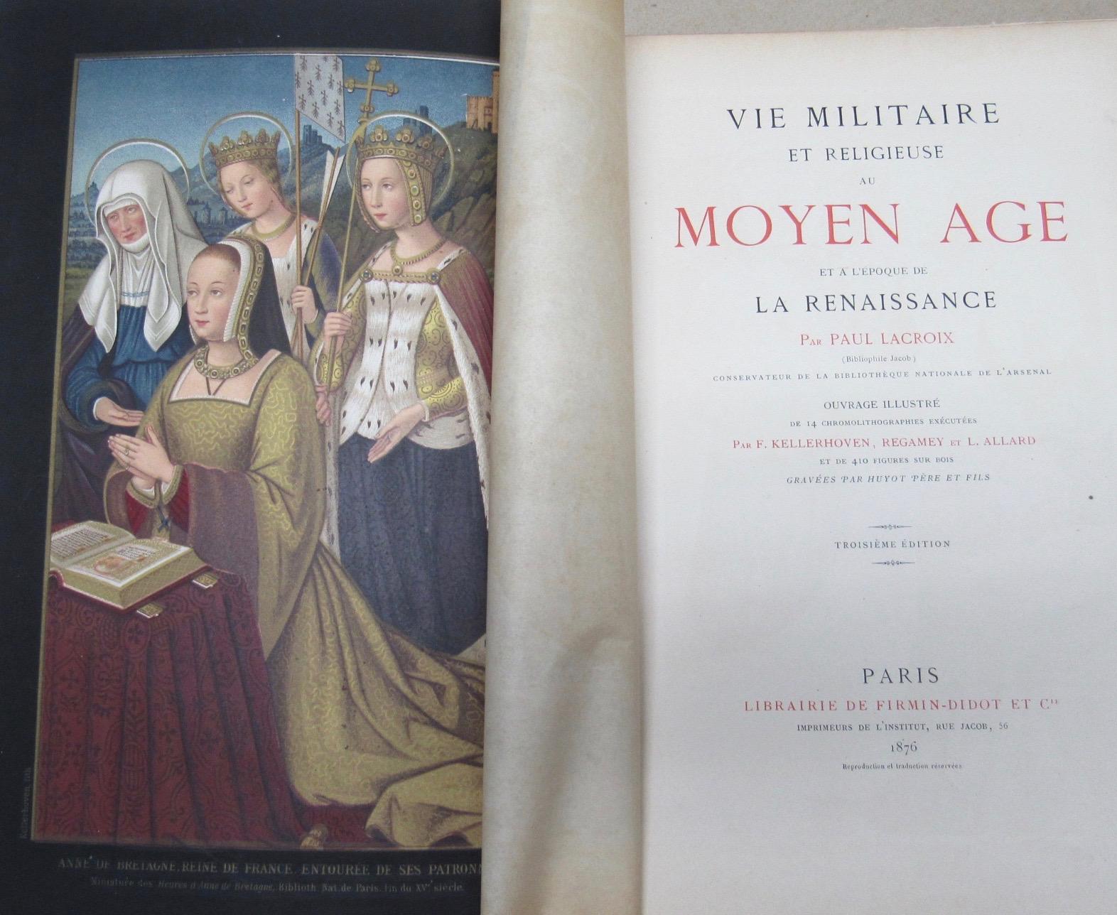 Vie Militaire Et Religieuse Au Moyen Age Et A L'Epoque De La Vie Militaire Et Religieuse Au Moyen Age Et A L'Epoque De La