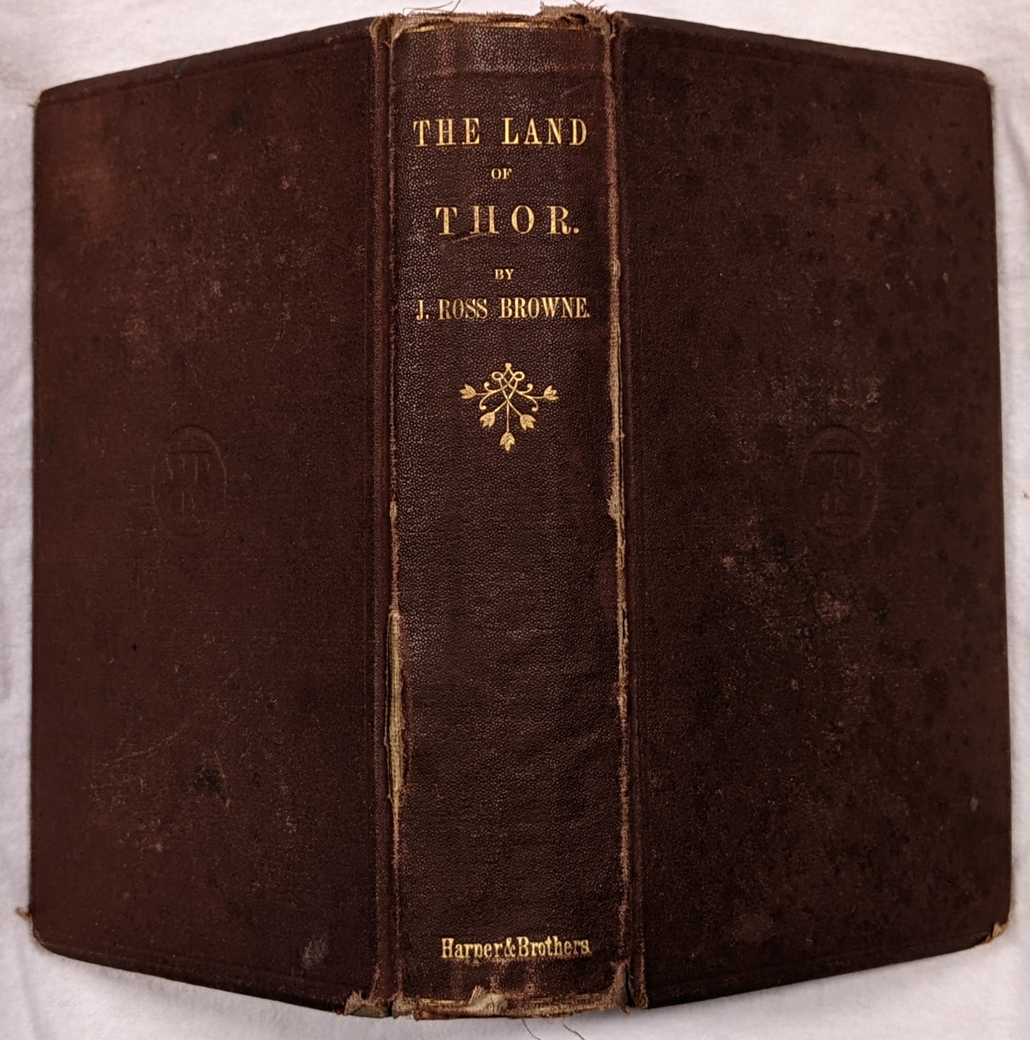 THE LAND OF THOR - Browne, J. Ross