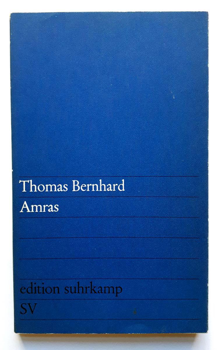 Thomas Bernhard Amras Abebooks