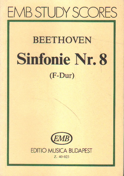 Sinfonie Nr. 8 (F-Dur). - van Beethoven, Ludwig