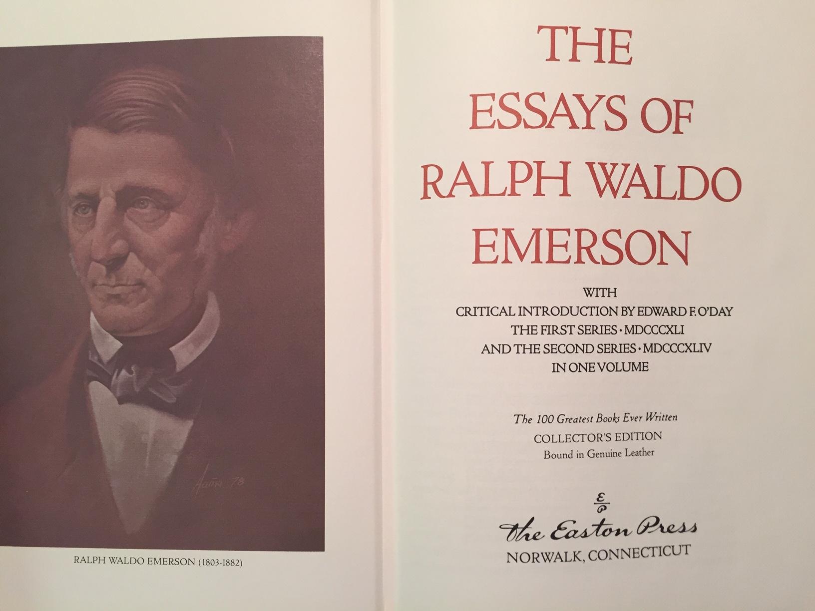 best ralph waldo emerson essays