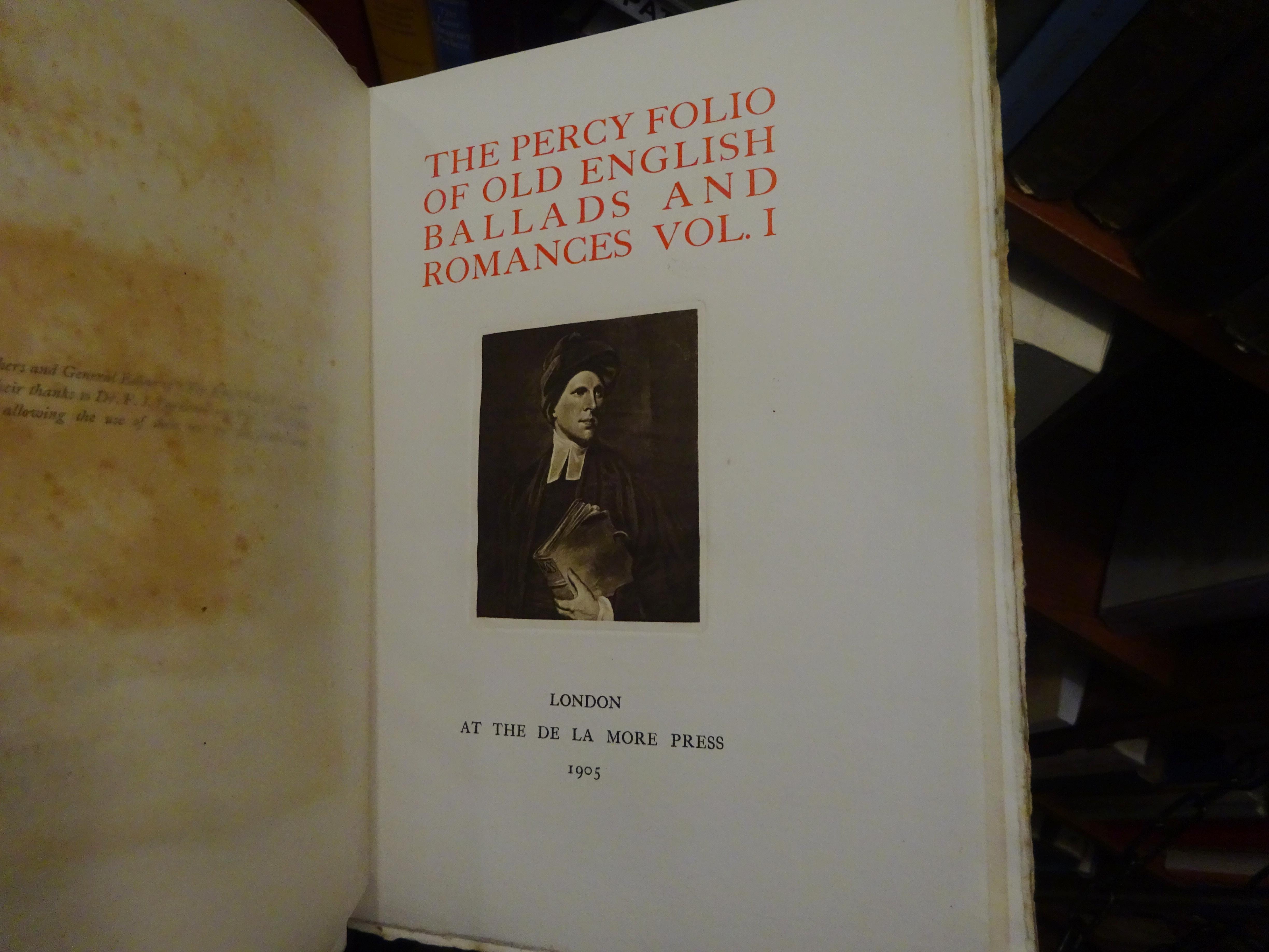 Buy The King's Library. The de la More Press Folios; IV. The Percy