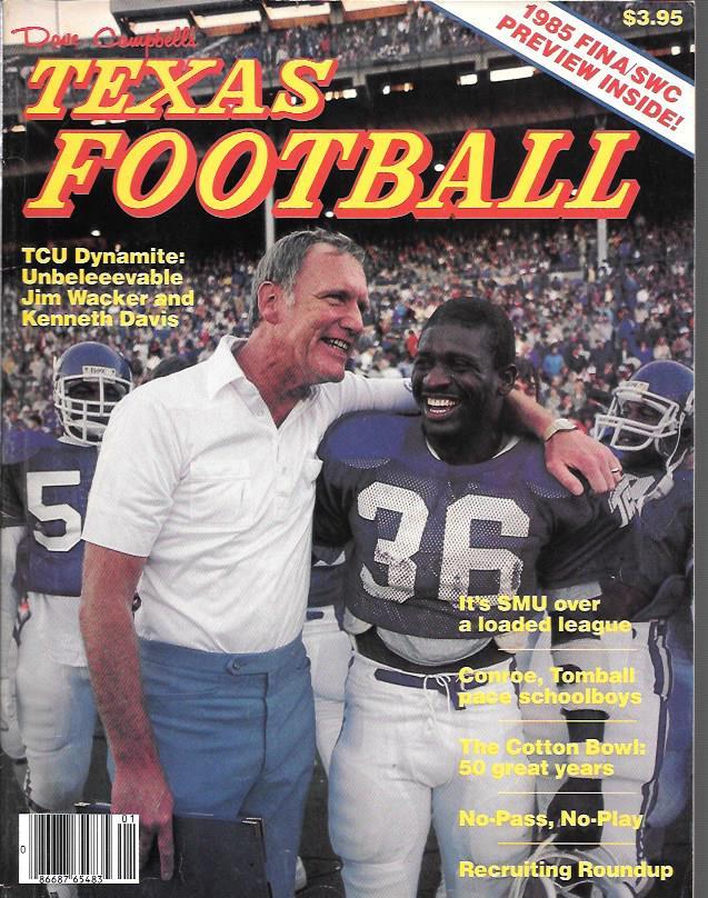 Dave Campbnell's Texas Football, 1985 by Dave Campbell Very Good Soft