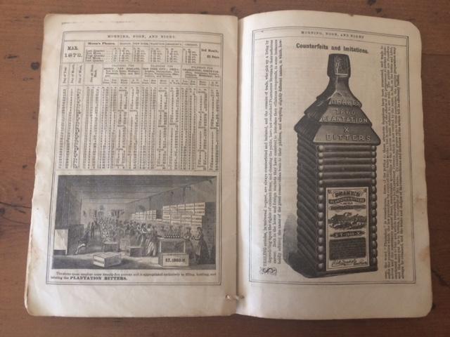 HOSTETTER #39 S ILLUSTRATED UNITED STATES ALMANAC 1875: Good Soft cover HOSTETTER #39 S ILLUSTRATED UNITED STATES ALMANAC 1875: Good Soft cover