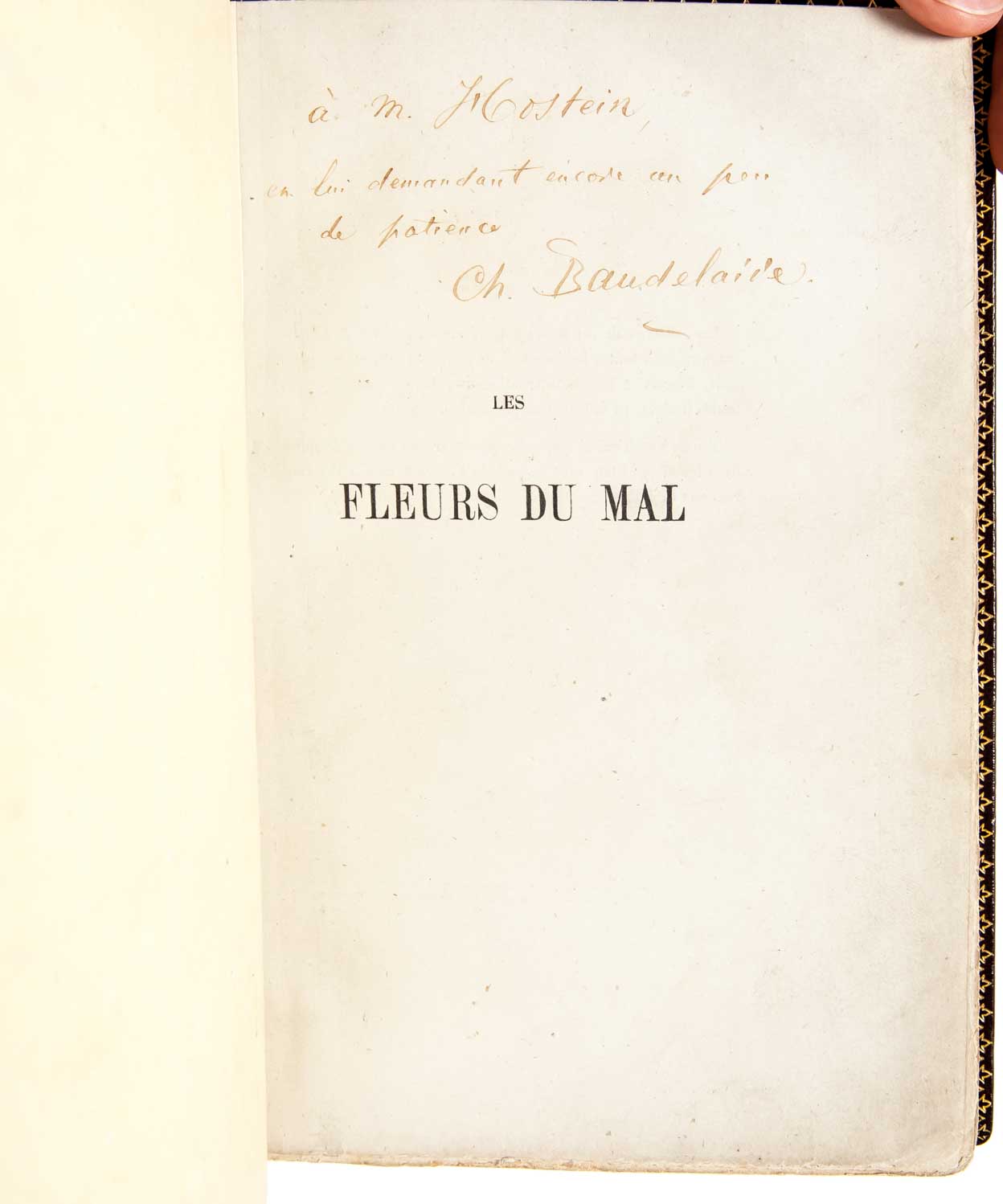 Les Fleurs du Mal (Presentation copy) par Baudelaire, Charles: (1857 ...
