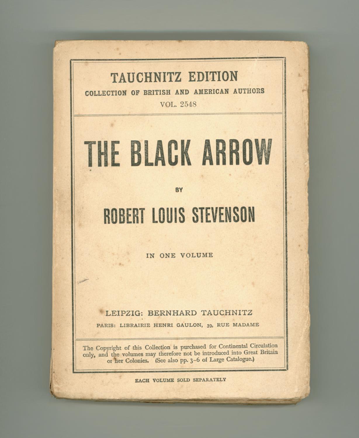 treasure island and the black arrow robert louis stevenson
