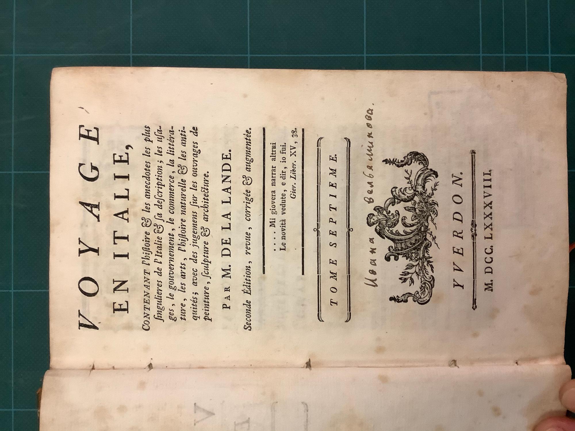 Voyage En Italie - Tomes 1 Et 2 - Livres