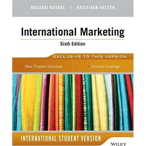 International Edition - International Marketing, 6e ISE - Kotabe, Helsen