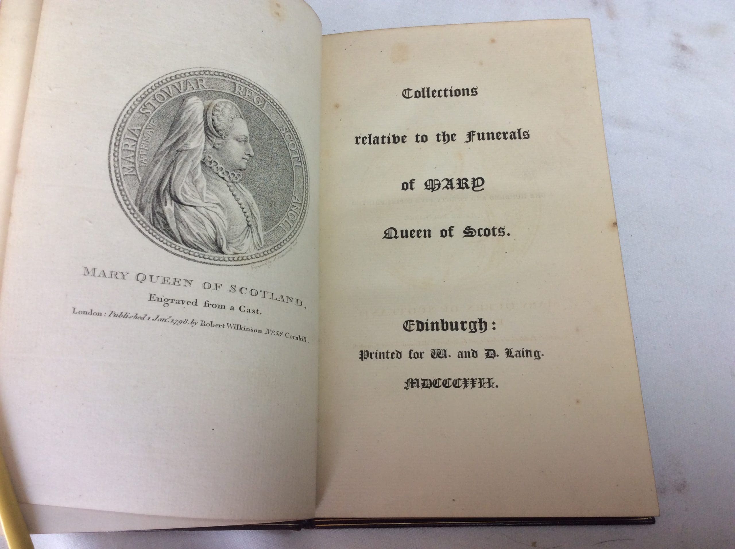 Collections Relative to the Funerals of Mary Queen of Scots by PITCAIRN