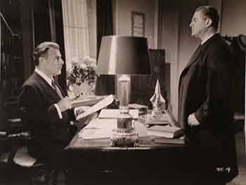 Brian Donlevy and Jack Warner in ?The Quatermass Xperiment?, 1955. Hammer Films [Good]