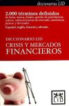 Diccionario LID crisis y mercados financieros - Ariza, Francisca, (dir.)