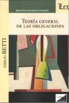 TEORIA GENERAL DE LAS OBLIGACIONES - Betti, Emilio